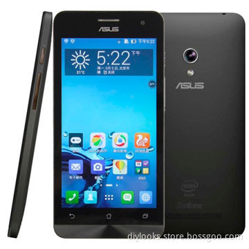 ASUS Zenfone 5 8GB Black, 5.0-inch 3G Android 4.3 IPS Screen Smartphone, Intel Atom Z2560 Dual Core